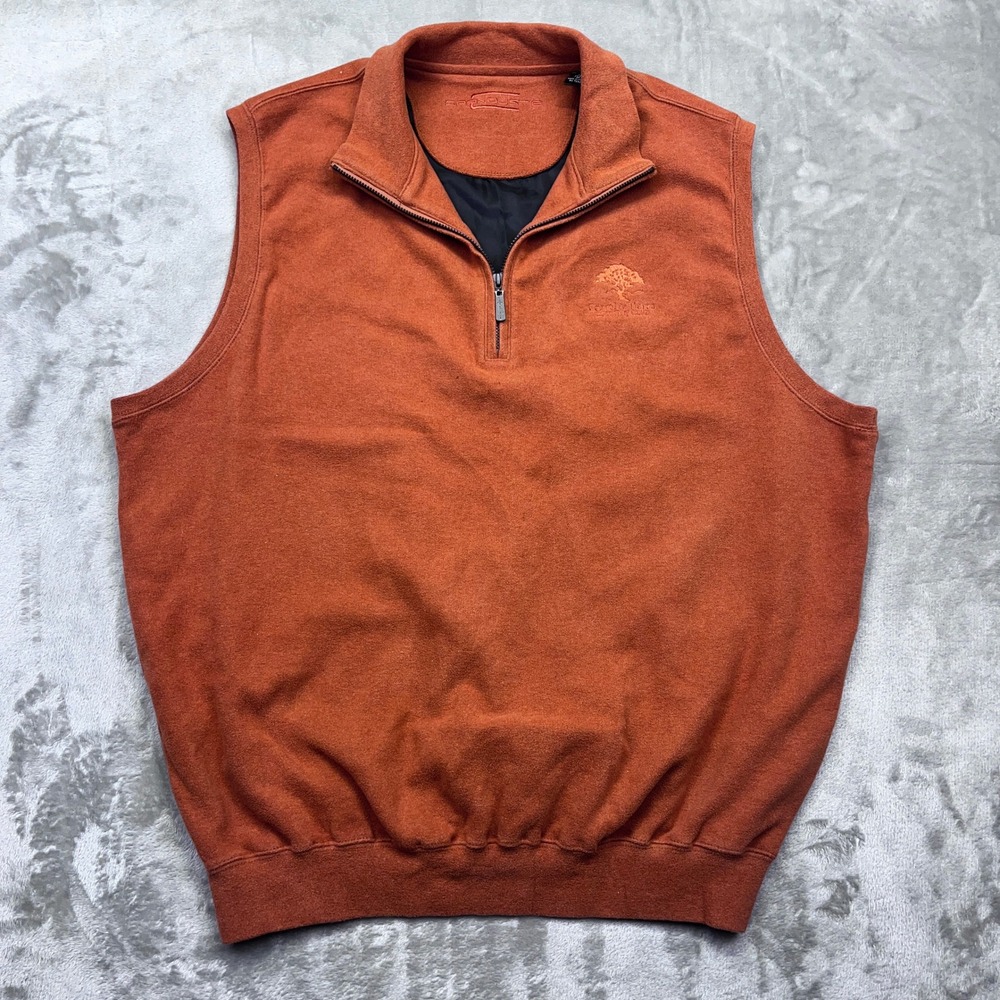 Carnoustie‎ Corral de Tierra Country Club Mens Sweater Vest Mock Neck Sz M Golf